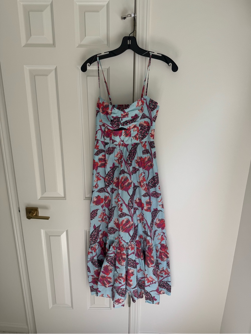 ALC Emilia Printed Cotton Maxi Dress size 6